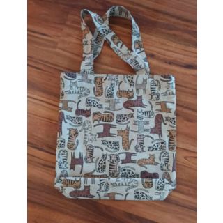 Tkanina dekoracyjna Linenlook Cat wildlife art