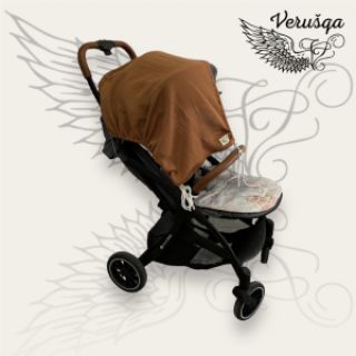 Podwójna gaza/muslin cognac
