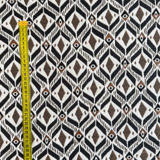 Tkanina dekoracyjna jacquard MOANA allover taupe