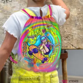 Tkanina dekoracyjna KIDS BACKPACK Supergirl PANEL