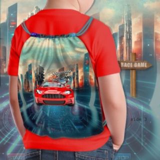 Tkanina dekoracyjna KIDS BACKPACK Awesome cars PANEL