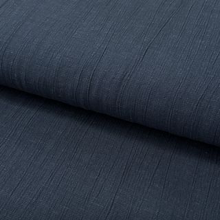 Wiskoza z lnem CRINCLE navy