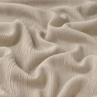 Wiskoza z lnem CRINCLE beige