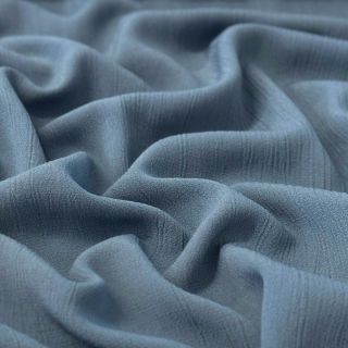 Wiskoza z lnem CRINCLE blue shadow