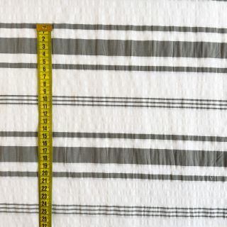 Bawełniana tkanina YARN DYED Structure army green