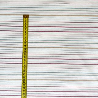 Bavlnená látka LUREX stripes white