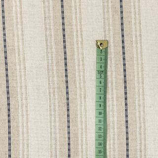 Len wiskoza Stripe navy