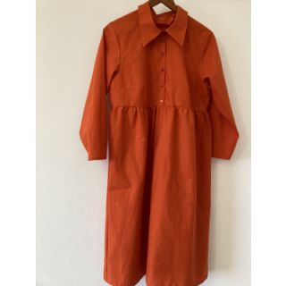 Bawełniany popelin orange