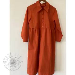 Bawełniany popelin orange