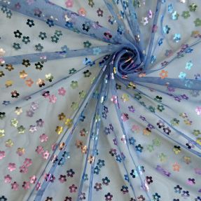 Tiul ROYAL FOIL Flower multi