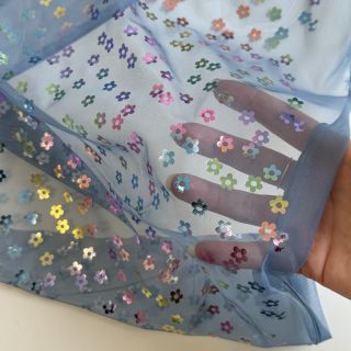 Tiul ROYAL FOIL Flower multi