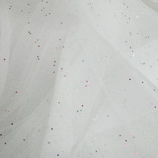 Tiul ROYAL MULTI FOIL white