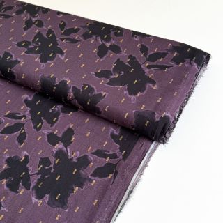 Wiskoza LUREX Shadows purple digital print