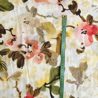 Wiskoza RADIANCE Green passion digital print