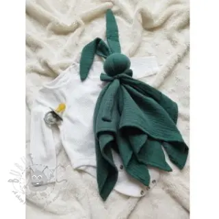 Muślin double gauze old green