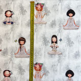 Tkanina dekoracyjna Meditation digital print