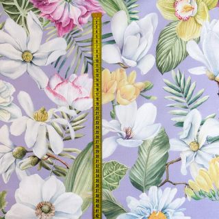 Tkanina dekoracyjna Genoveva flower lila digital print