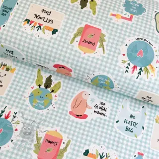Tkanina dekoracyjna Eco digital print