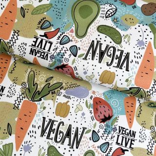 Tkanina dekoracyjna Vegan digital print