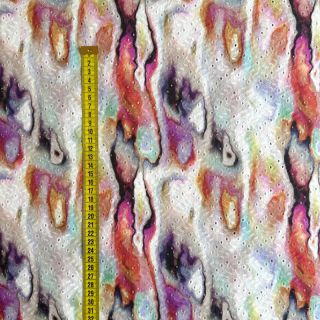 Tkanina bawełniana EMBROIDERY Scattered stain digital print