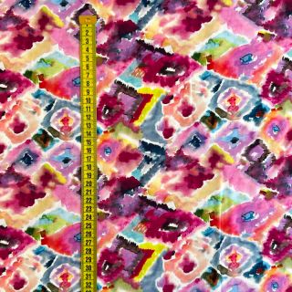 Wiskoza RAYON POPLIN Colorful Patterns design D digital print