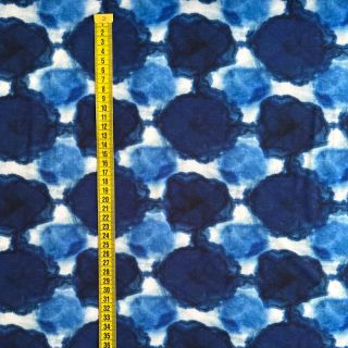 Úplet VISCOSE LYCRA HEAVY Indigo design B digital print