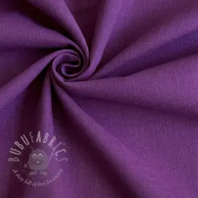 Bawełniana tkanina z lnem purple