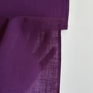 Bawełniana tkanina z lnem purple