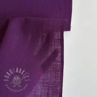 Bawełniana tkanina z lnem purple