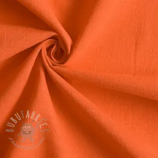 Bawełniana tkanina z lnem orange