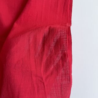 Bawełniana tkanina z lnem marlboro czerwona