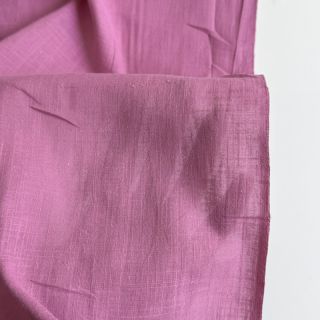 Bawełniana tkanina z lnem dark pink
