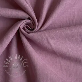 Bawełniana tkanina z lnem old pink