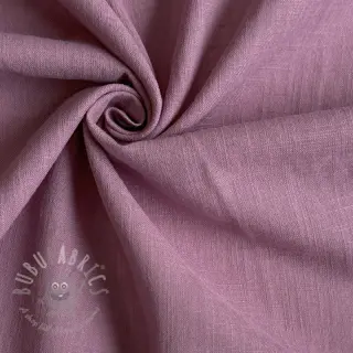 Bawełniana tkanina z lnem old pink