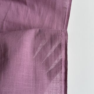 Bawełniana tkanina z lnem old pink