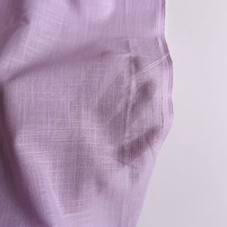 Tkanina bawełniana z lnem lilac