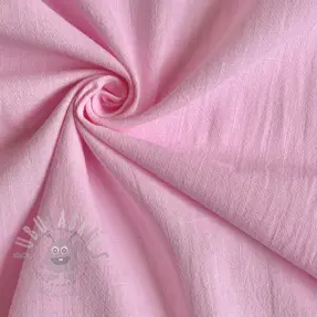 Bawełniana tkanina z lnem pink