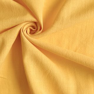 Tkanina bawełniana z lnem yellow