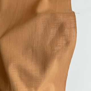 Tkanina bawełniana z lnem cognac