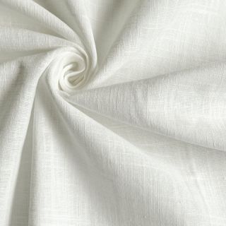 Tkanina bawełniana z lnem off white