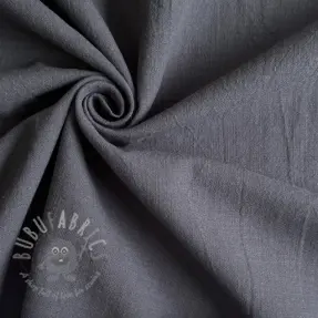 Bawełniana tkanina z lnem dark grey