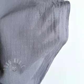 Bawełniana tkanina z lnem grey