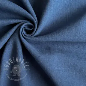 Bawełniana tkanina z lnem jeans