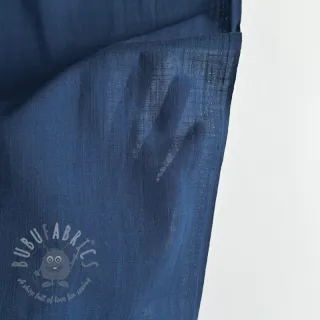 Bawełniana tkanina z lnem jeans