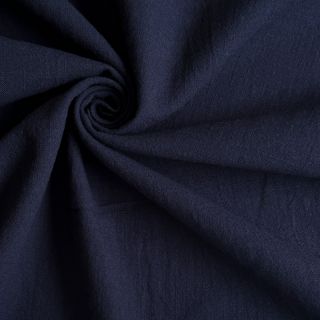 Bawełniana tkanina z lnem dark blue