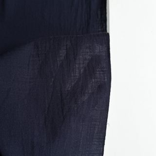 Tkanina bawełniana z lnem dark blue