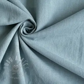 Bawełniana tkanina z lnem old blue