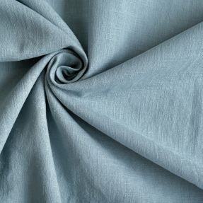 Tkanina bawełniana z lnem old blue