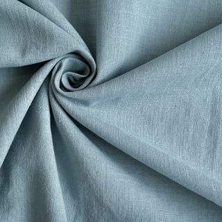 Tkanina bawełniana z lnem old blue