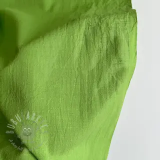 Bawełniana tkanina z lnem lime